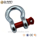 Galvanized screw safety pin anchor g209 crane small shackle hardware 5/16